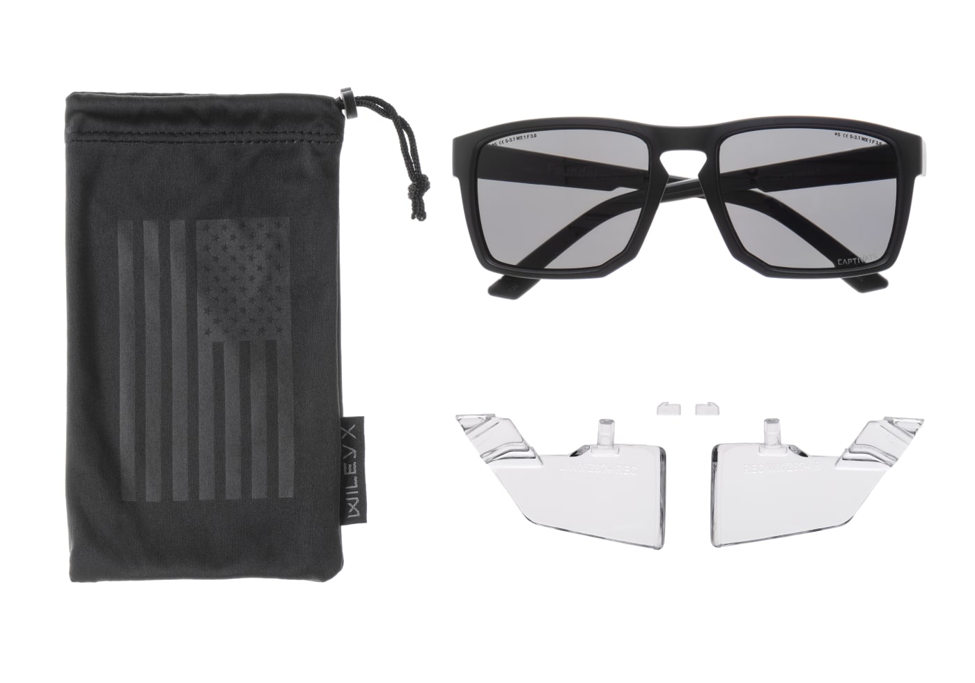 Wiley X WX Founder Polarized Grey