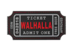 JTG Large Walhalla Ticket Rubber Patch