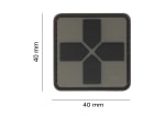 JTG Red Cross Rubber Patch 40mm