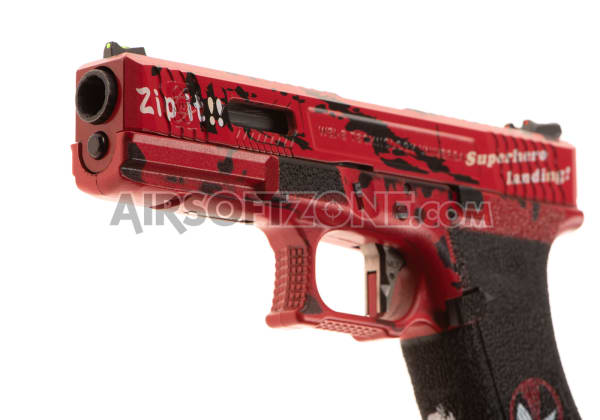 Ascend Airsoft x WE 17 Series DEADPOOL GBB gaz - WE