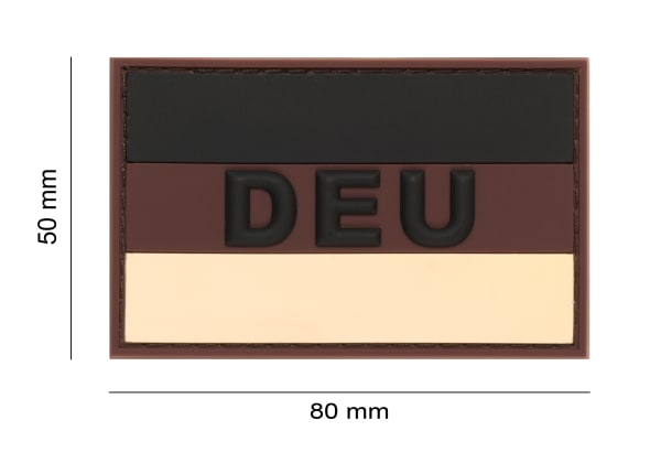 JTG German Flag Rubber Patch