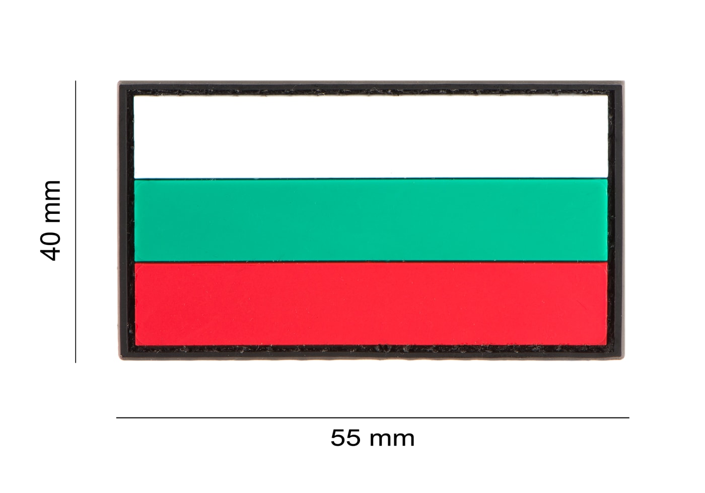 JTG Bulgarian Flag Rubber Patch