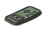JTG Bloodtype Rubber Patch B Pos