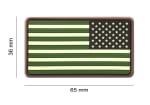 JTG US Flag Rubber Patch Reversed