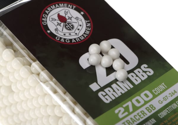 G&G 0.20g Tracer BBs 2700rds