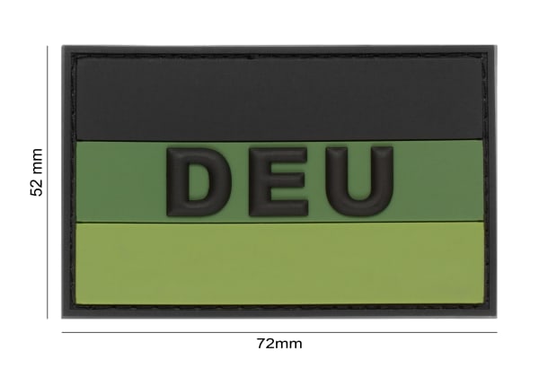 JTG German Flag Rubber Patch