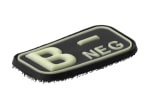 JTG Bloodtype Rubber Patch B Neg