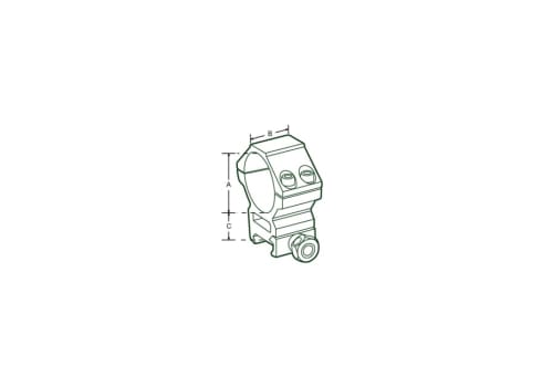 Pirate Arms 25.4mm Airgun Mount Rings Medium