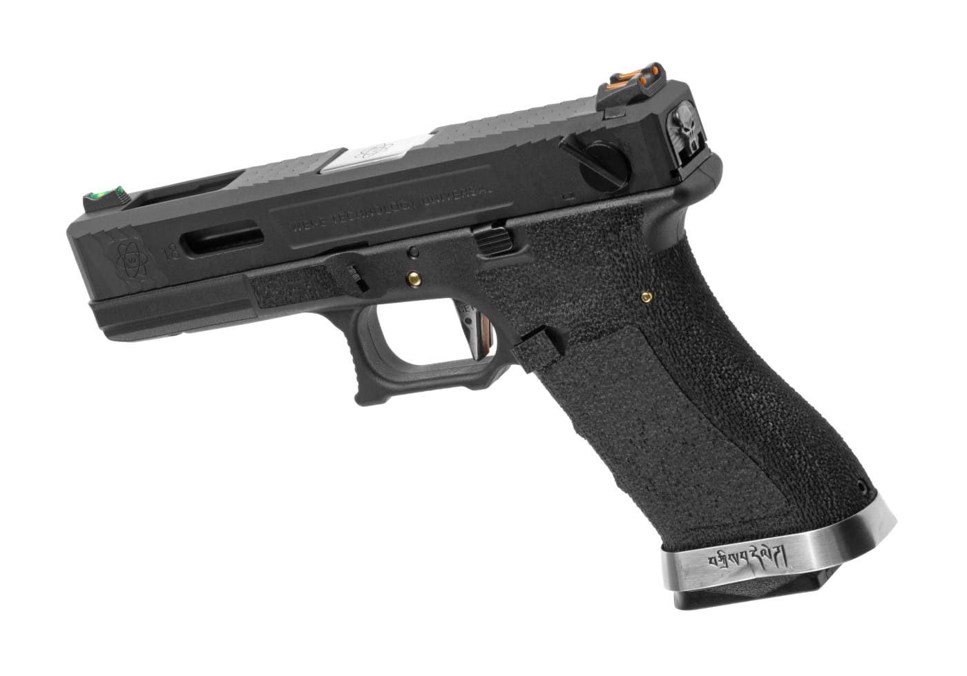 WE G-Force 18C BK Silver Barrel Metal Version GBB
