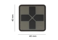JTG Red Cross Rubber Patch 40mm