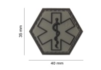 JTG Paramedic Hexagon Rubber Patch