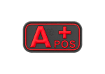 JTG Bloodtype Rubber Patch A Pos