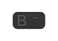 JTG Bloodtype Rubber Patch B Neg