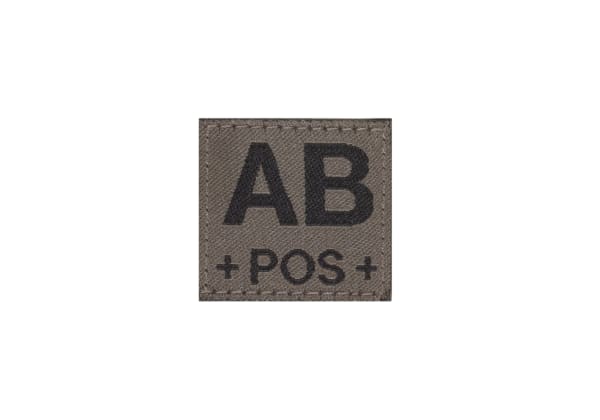 Clawgear AB Pos Bloodgroup Patch