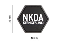 JTG NKDA Kerngesund Hexagon Rubber Patch