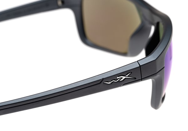 Wiley X WX Kingpin Captivate Polarized Blue Mirror