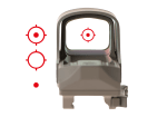 Holosun HS510C Solar Red Circle Dot Sight Combo with HM3X