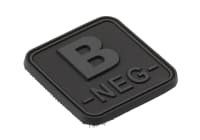 JTG Bloodtype Square Rubber Patch B Neg