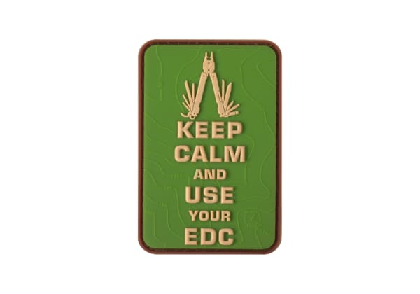 JTG Keep Calm EDC Rubber Patch