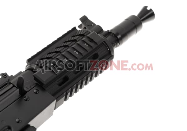 LCT Airsoft Full Steel M4 AEG Airsoft Rifle w/ Quad Rail - BLACK