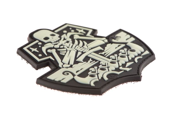JTG Ghost Ship Skull Rubber Patch