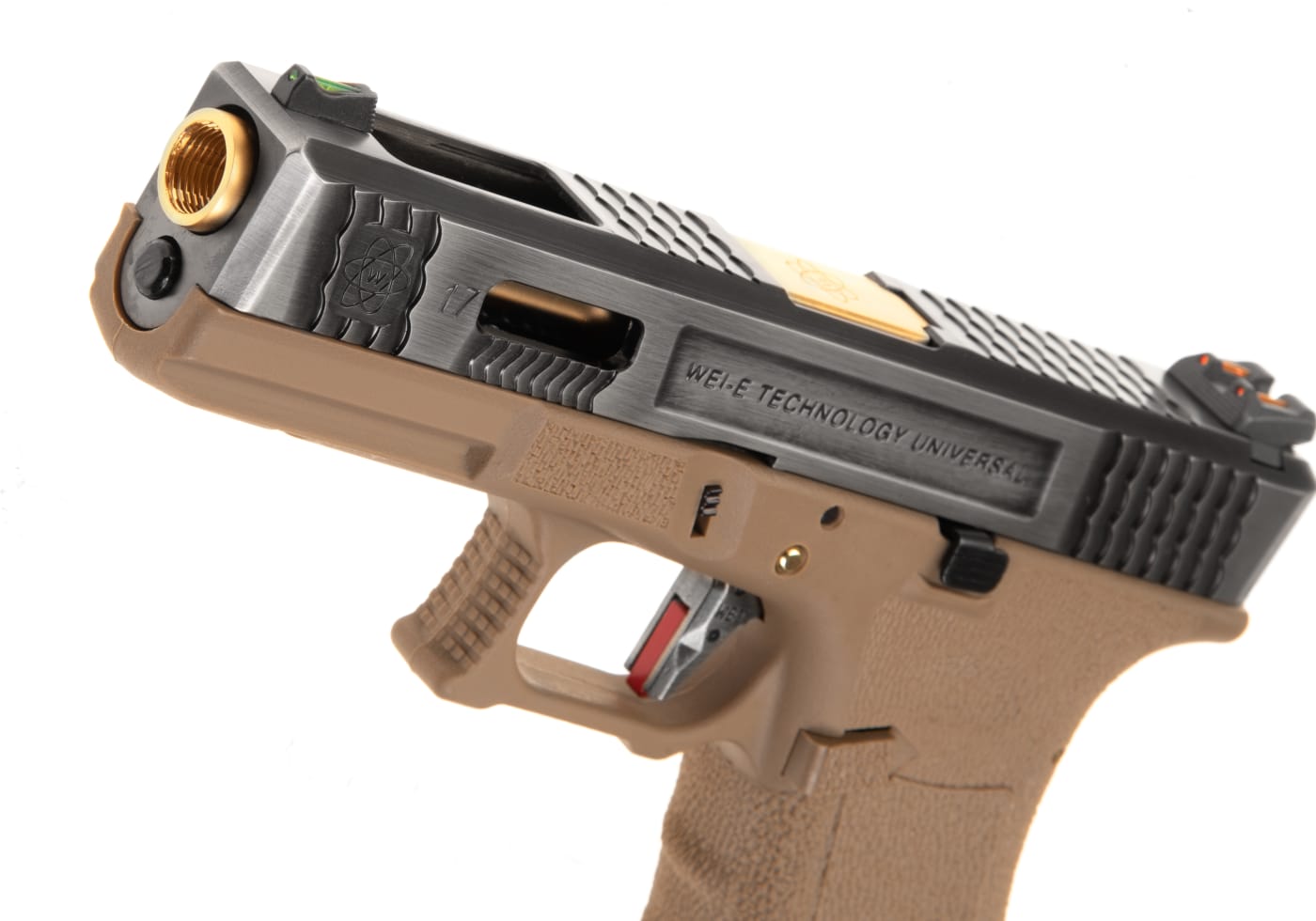 WE G-Force 17 SV Gold Barrel Metal Version GBB