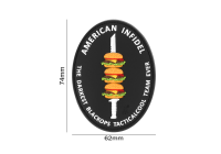 JTG American Infidel Rubber Patch