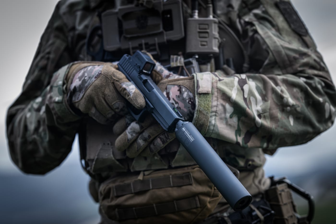 Clawgear Shockwave Pistol Suppressor 9mm 1/2