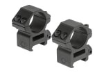 Leapers 25.4mm Mount Rings Medium