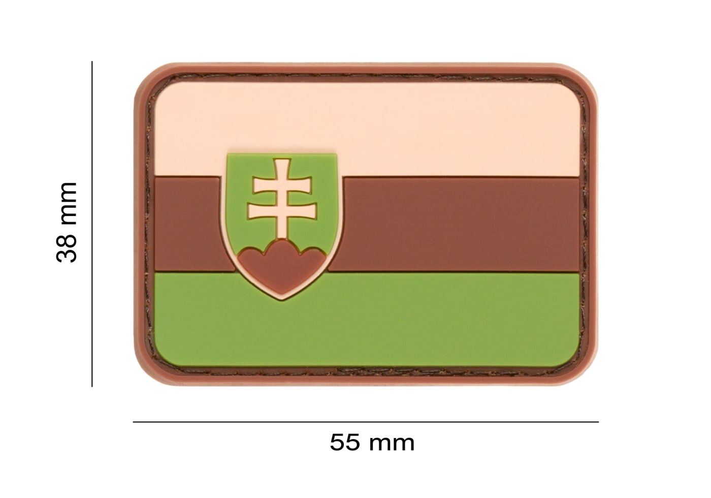 JTG Slovakia Flag Rubber Patch