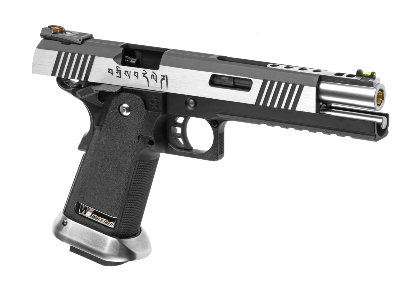 WE Hi-Capa 6 Force A Silver Barrel Full Metal GBB