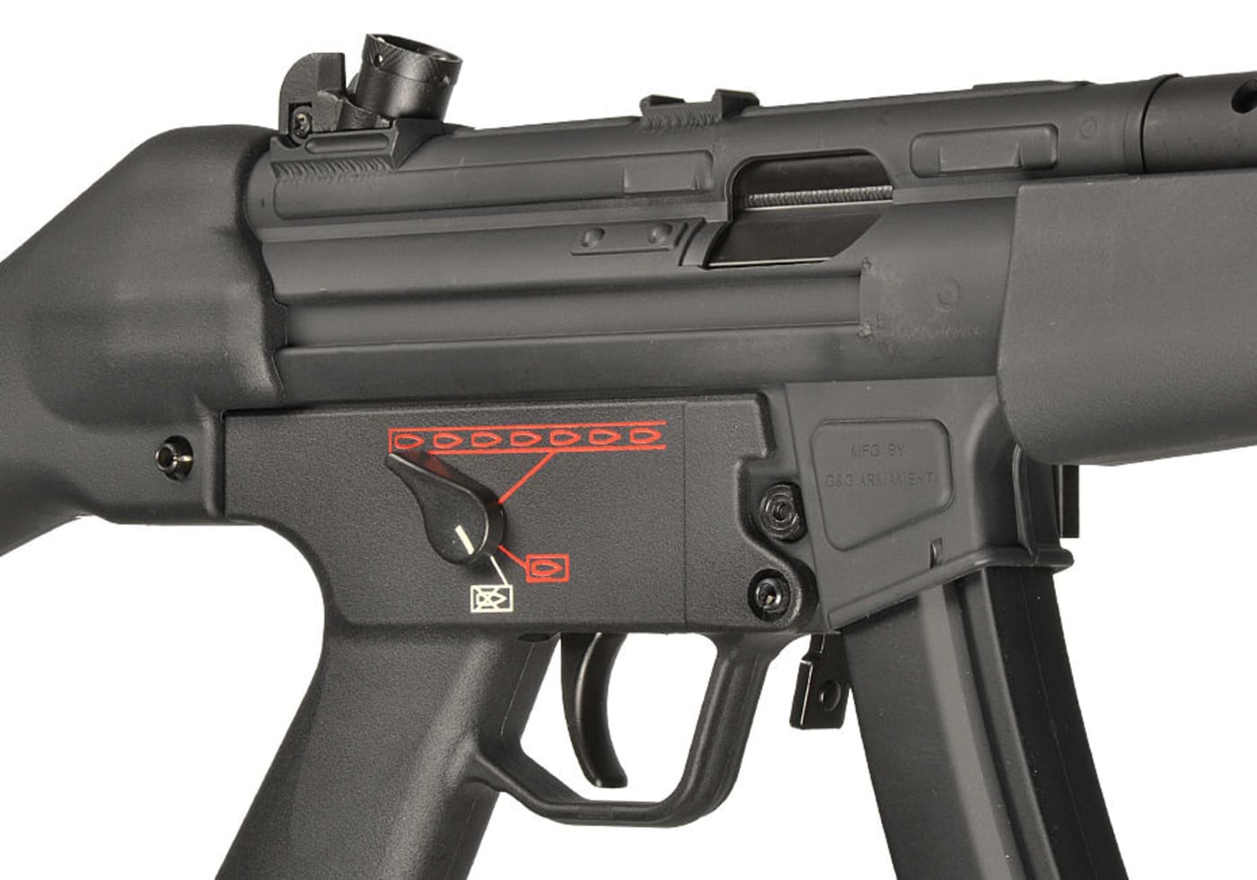G&G ARMAMENT】電動ガン EGM A4 EGM A4 Blow Back Plastic-STD(US) BK 