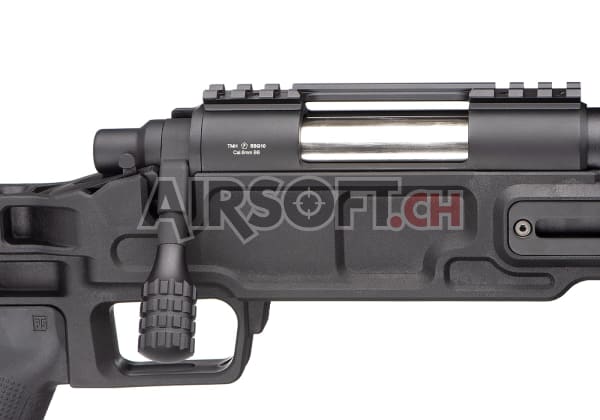 SSG10 A3 Short Barrel Airsoft Sniper Rifle - Novritsch - Negro