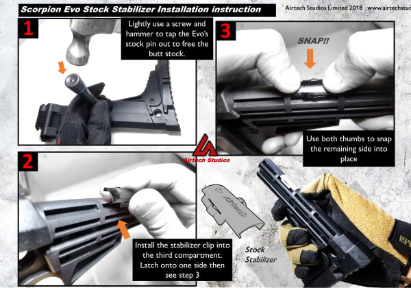 Airtech Studios SSU Stock Stabilizer Unit Scorpion Evo 3 A1