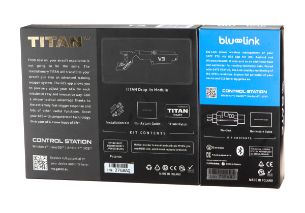Gate Titan V2 NGRS Expert Blu-Set Rear Wired