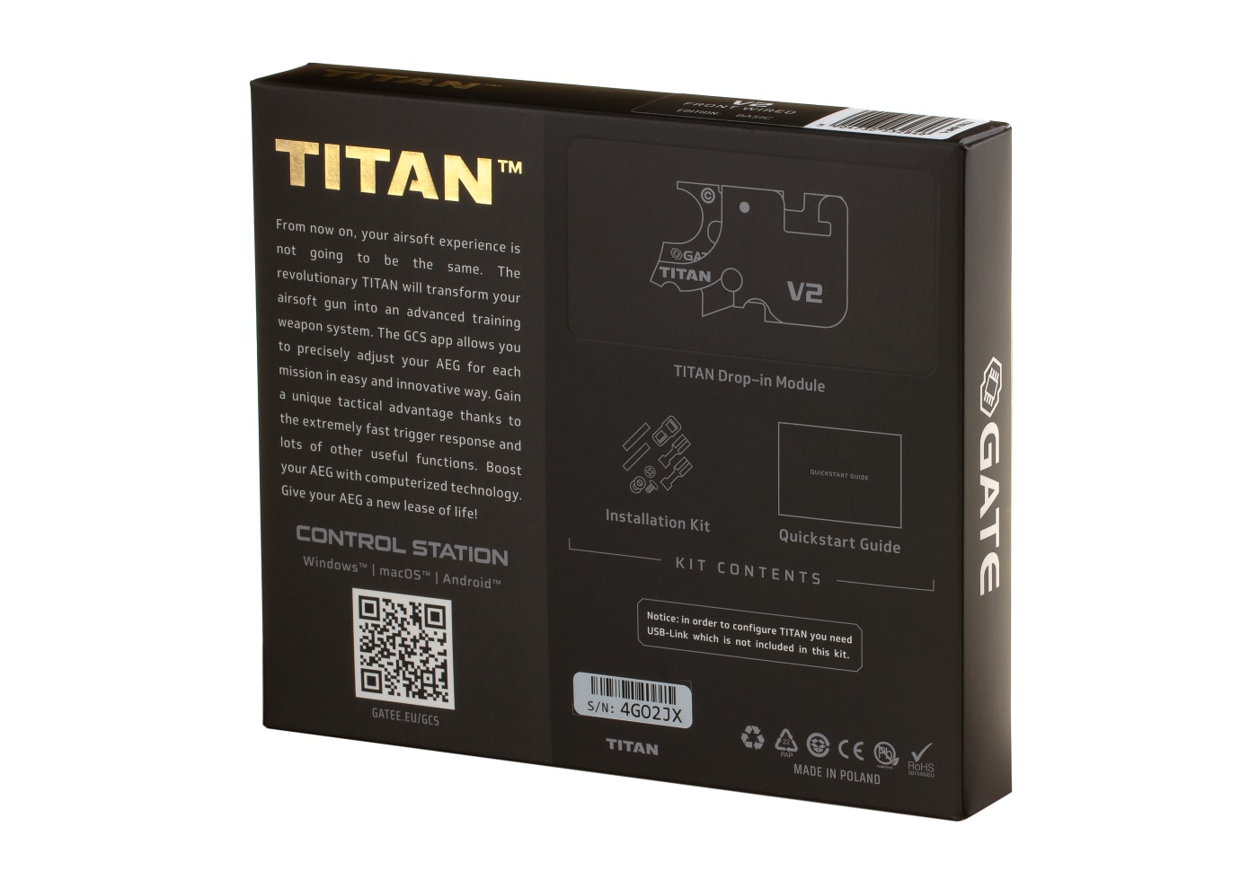 Gate Titan V2 Basic Module Front Wired Semi Only