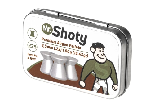 Walther Mr. Shoty Flathead 5.5 mm Pellets 1g 225rds