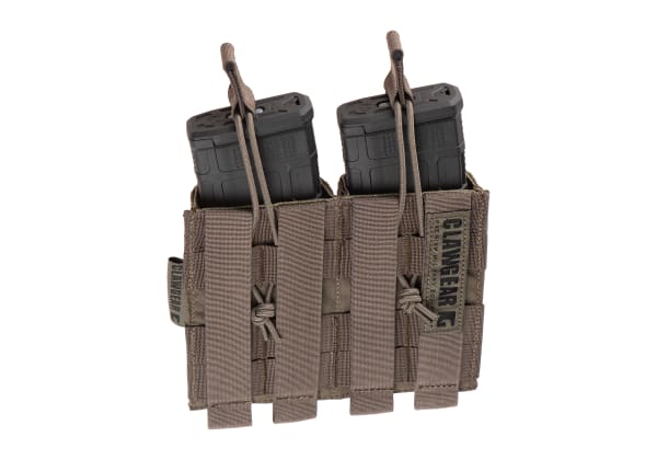 Clawgear 5.56mm Open Double Mag Pouch Core