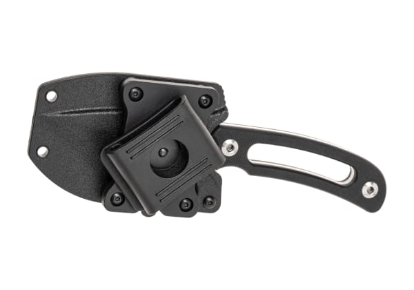 Defcon D2 Fixed Blade Silver Flecks Handle