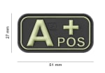 JTG Bloodtype Rubber Patch A Pos