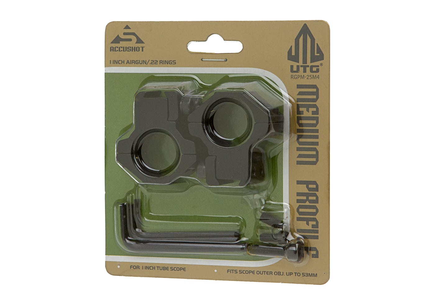Leapers 25.4mm Airgun Mount Ring Medium