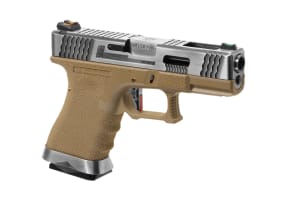 WE G-Force 19 SV Silver Barrel Metal Version GBB