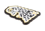 JTG Northman Tribal Dragon Ship Head Rubber Patch