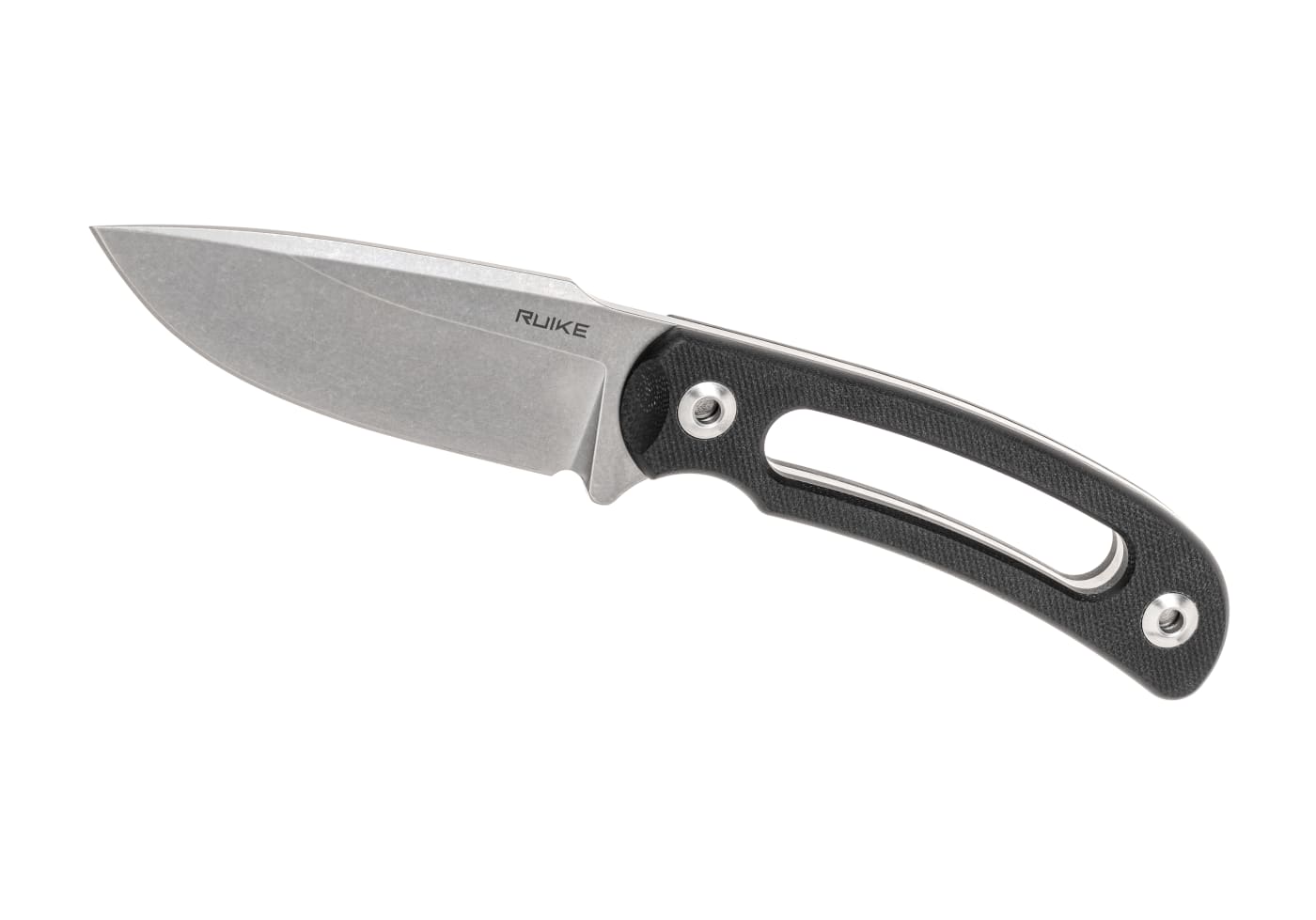 Defcon D2 Fixed Blade Silver Flecks Handle