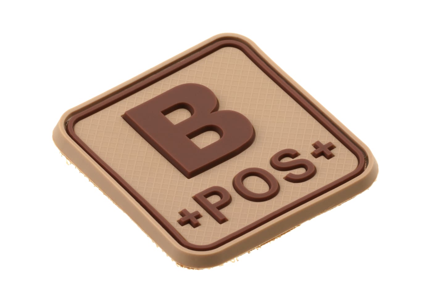 JTG Bloodtype Square Rubber Patch B Pos