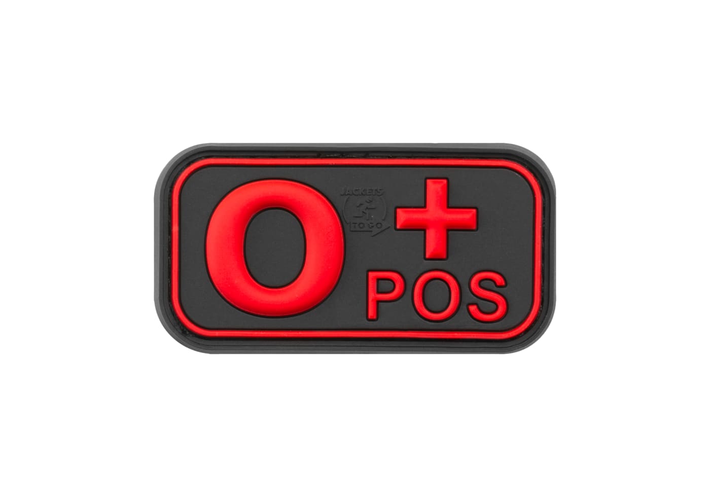 JTG Bloodtype Rubber Patch 0 Pos