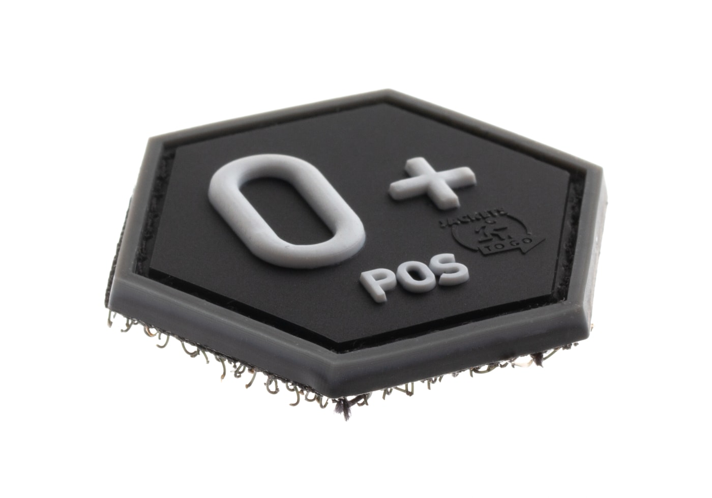 JTG Bloodgroup Hexagon Rubber Patch 0 Pos