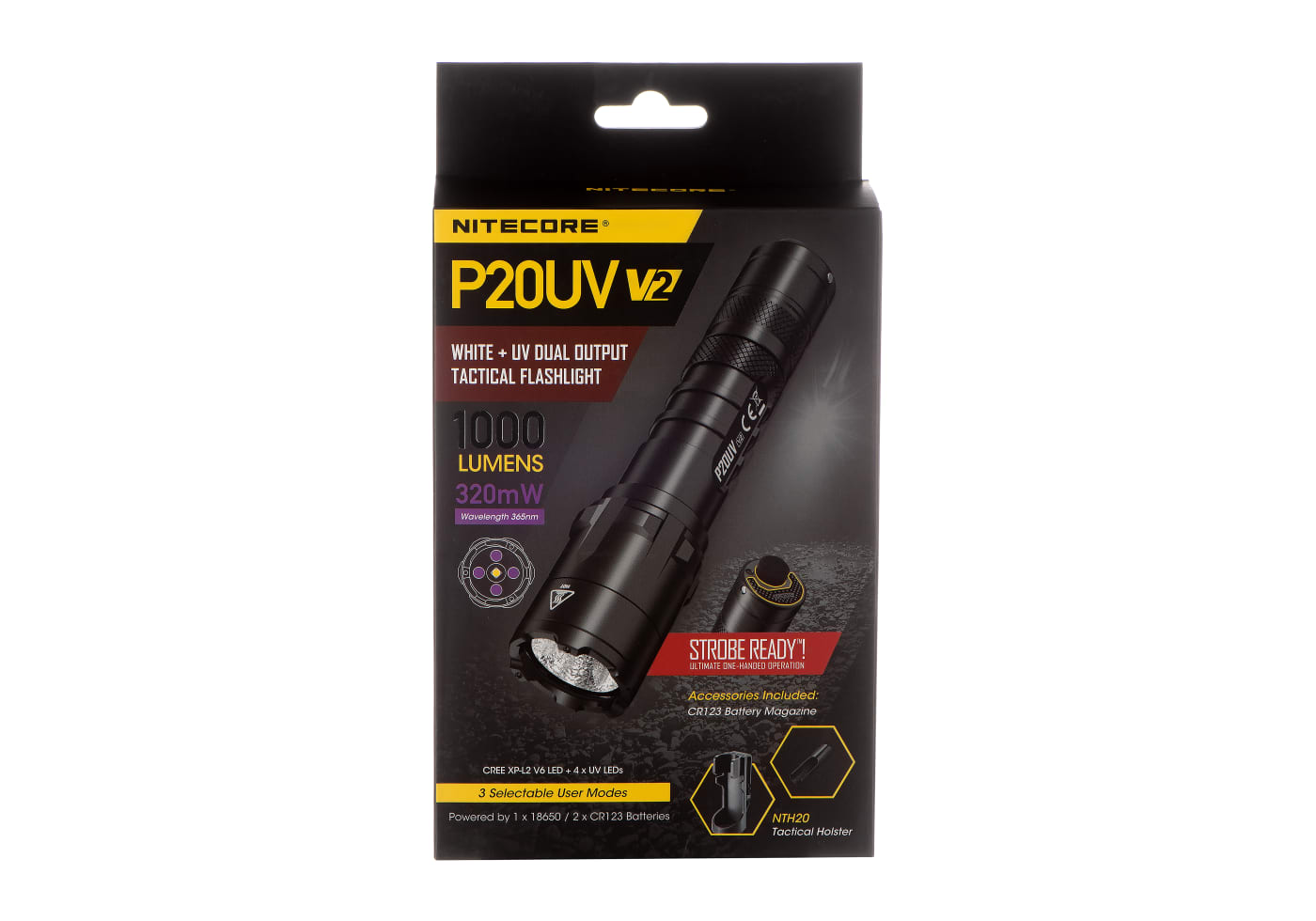 Nitecore P20UV V2 Precise Tactical