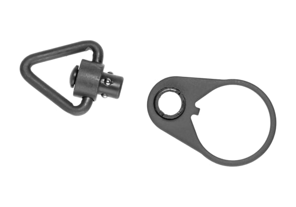 Ares End Plate QD Sling Mount with Sling Swivel
