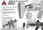 Airtech Studios BEU Battery Extension Unit Krytac Trident